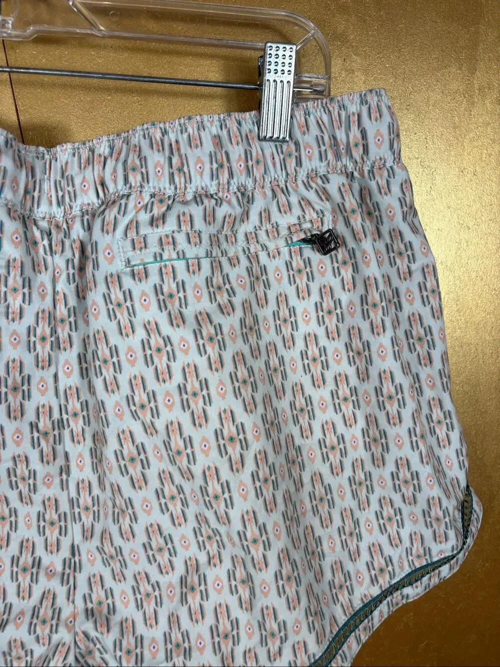 Prana Shorts Women’s Mariya Aqua Wave Puebla size L